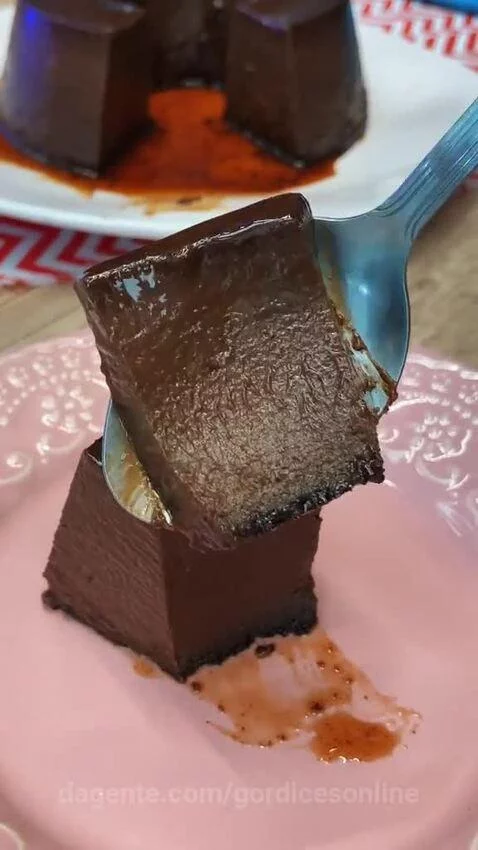 Pudim de chocolate fácil facil by gordicesonline