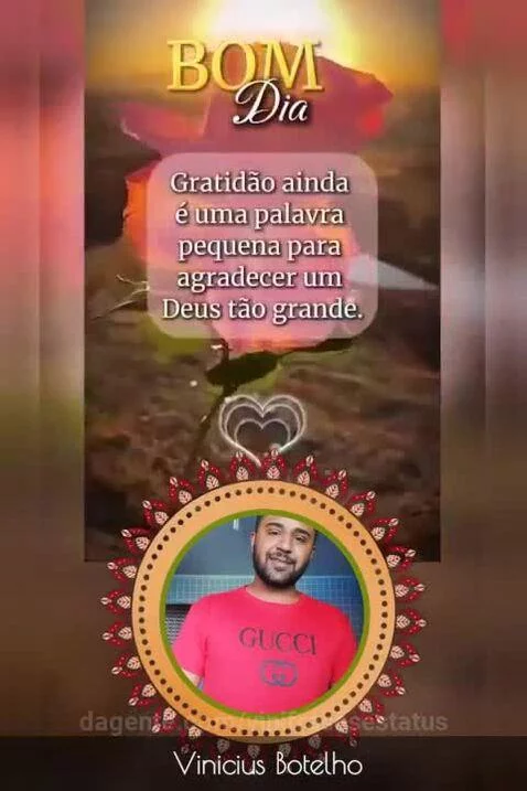 Uma ótima semana pra todos 🙏🏽😃 by vinifrasesestatus