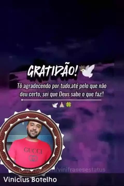 Gratidão hoje amanhã e sempre 🙏🏽🙌🏽😃 by vinifrasesestatus
