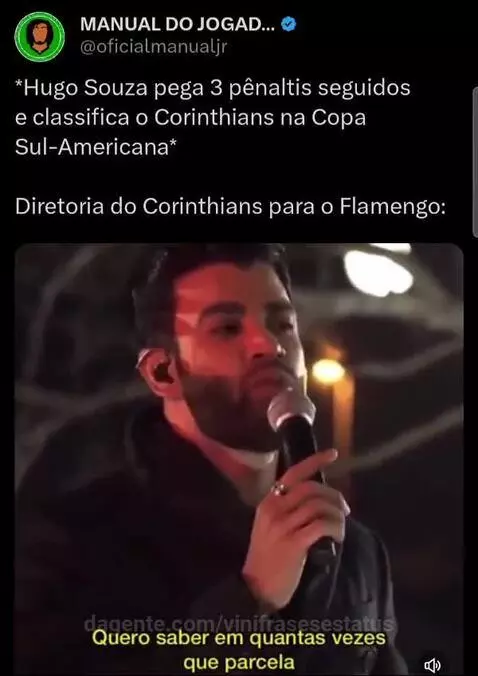 Isso mesmo vai Corinthians 🖤🤍 by vinifrasesestatus