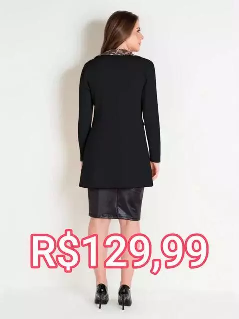 Sobretudo Feminino Oferta especial 
https://www.quatroestaco... by almeida