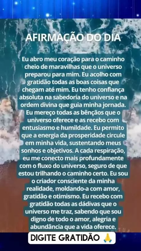 Afirmação do dia by freerose