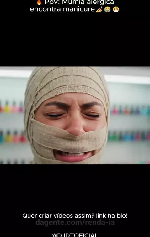 🔥 Pov: Múmia alérgica encontra manicure💅😂🤧  @djdtoficial by renda-ia