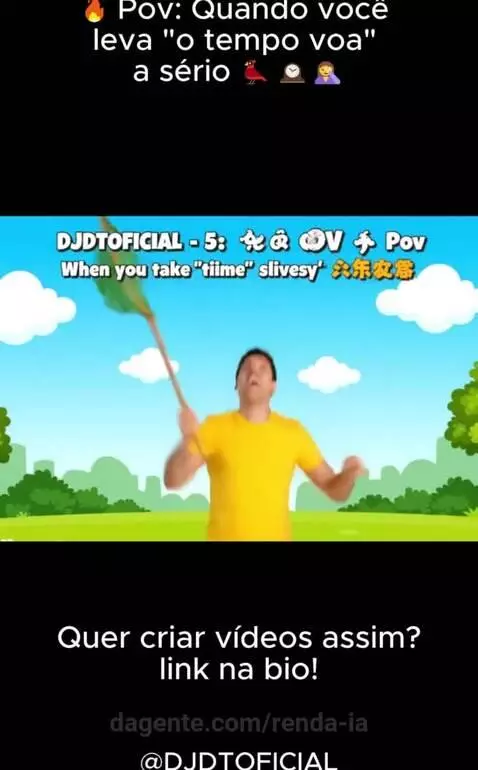 🔥 Pov: Quando você leva "o tempo voa" a sério 🐦🕰️🤦‍♀️  ⁨@djd... by renda-ia