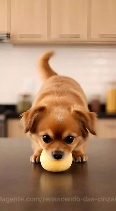 Se liga nesse doguinho que foi pego no flagra roubando um pã... by renascendo-das-cinzas