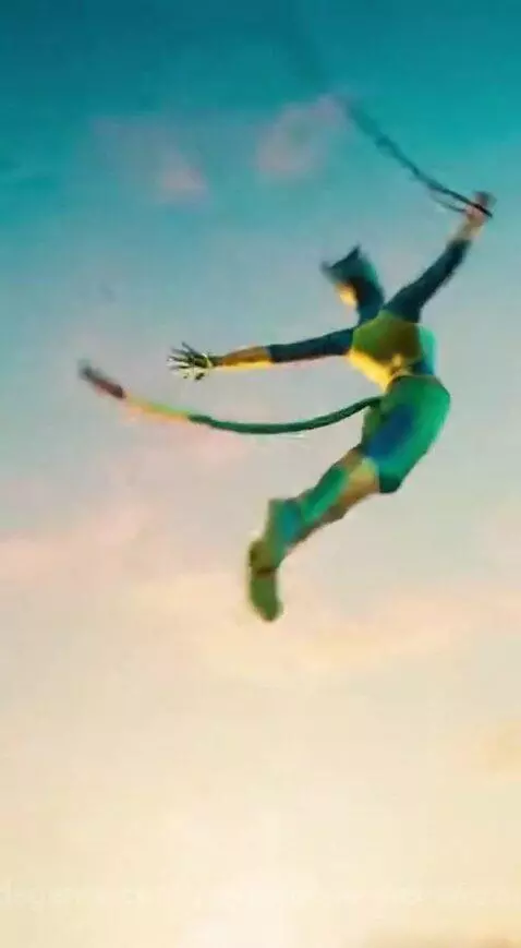 Gata heroína de roupa do Brasil enfrenta um gavião em um res... by renascendo-das-cinzas