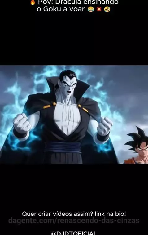 🔥 Pov: Drácula ensinando o Goku a voar 😂💥🤣  ⁨@djdtoficia... by renascendo-das-cinzas