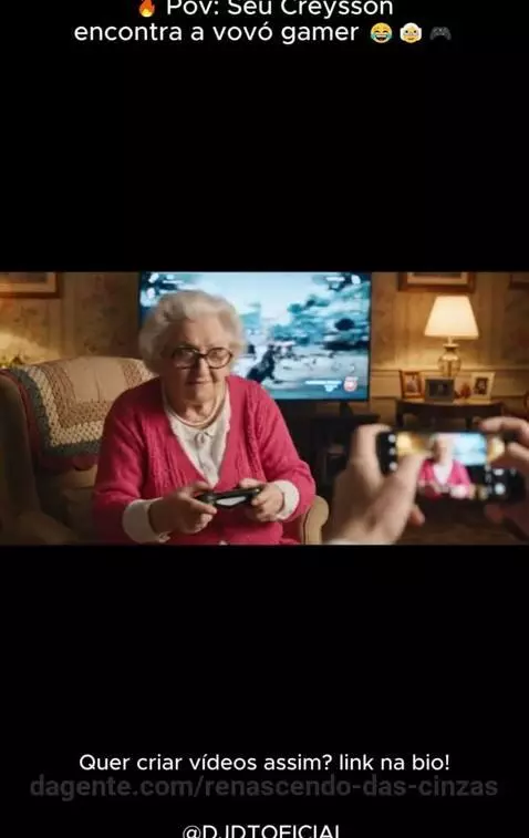 🔥 Pov: Seu Creysson encontra a vovó gamer 😂👵🎮  ⁨@djdtofi... by renascendo-das-cinzas
