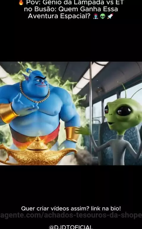 🔥 Pov: Gênio da Lâmpada vs ET no Busão: Quem Ganha Essa Aven... by achados-tesouros-da-shopee