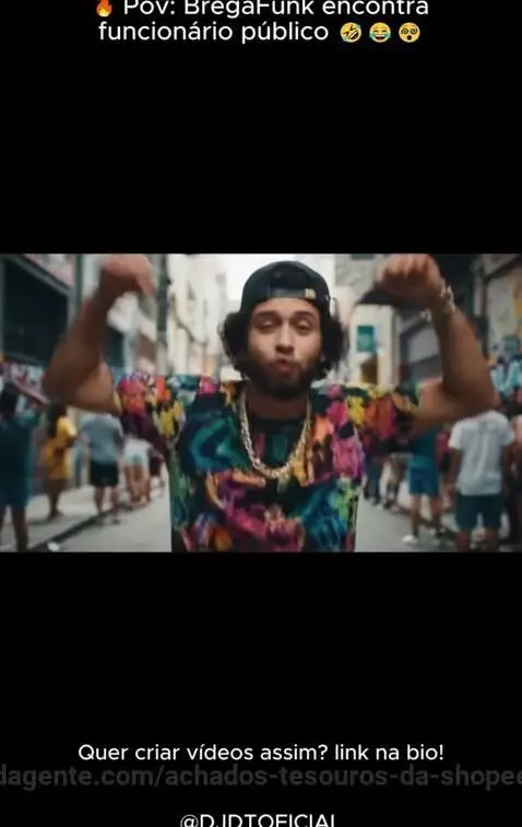 🔥 Pov: BregaFunk encontra funcionário público 🤣😂😵  ⁨@djdtofi... by achados-tesouros-da-shopee
