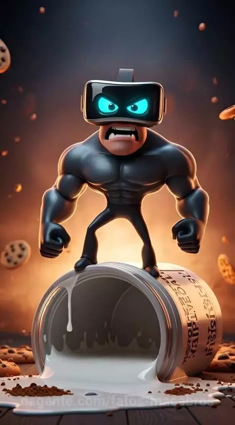 Óculos VR O ÚLTIMO BISCOITO TÁ ONLINE (E ELE É DO RIO)  ⁨@dj... by fatos-macabros