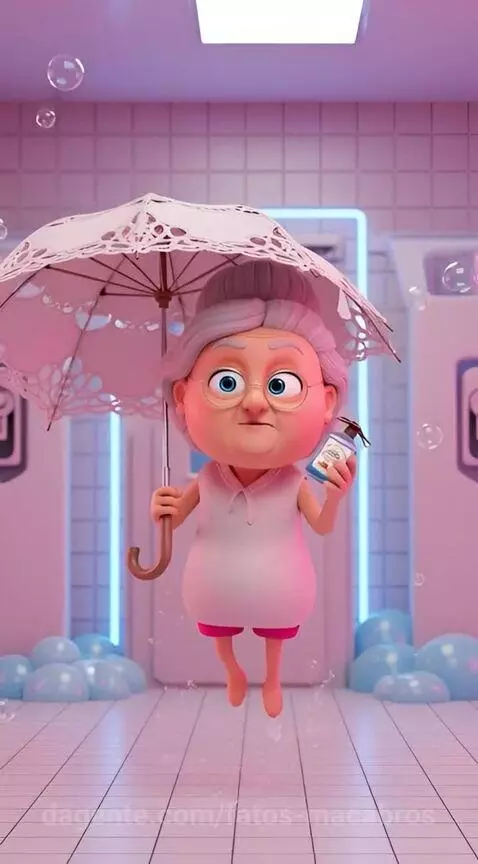 Guarda-Sol Voador Vovó Sol Não Perdoa a Sujeira!  ⁨@djdtofic... by fatos-macabros