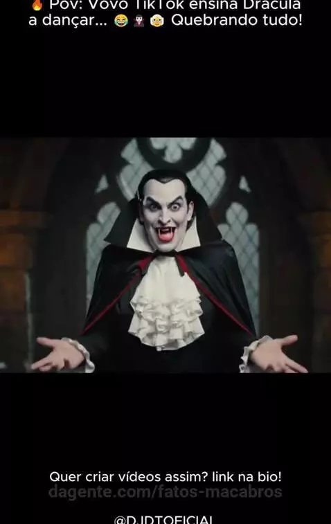 🔥 Pov: Vovó TikTok ensina Drácula a dançar... 😂🧛‍♀️👵 Que... by fatos-macabros