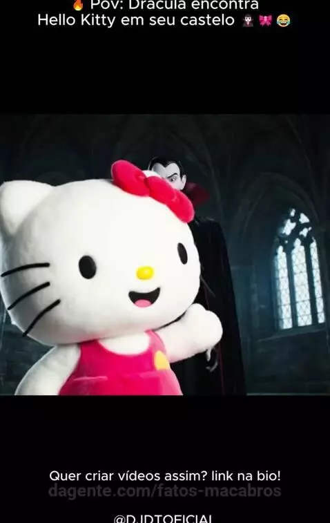 🔥 Pov: Drácula encontra Hello Kitty em seu castelo 🧛‍♀️🎀�... by fatos-macabros