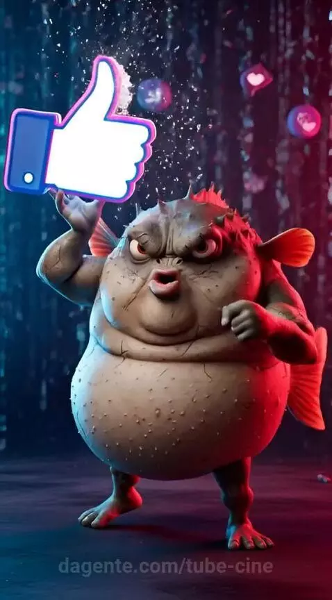 Peixe inflado mentiroso O PEIXE MENTIROSO REVELA A VERDADE S... by tube-cine