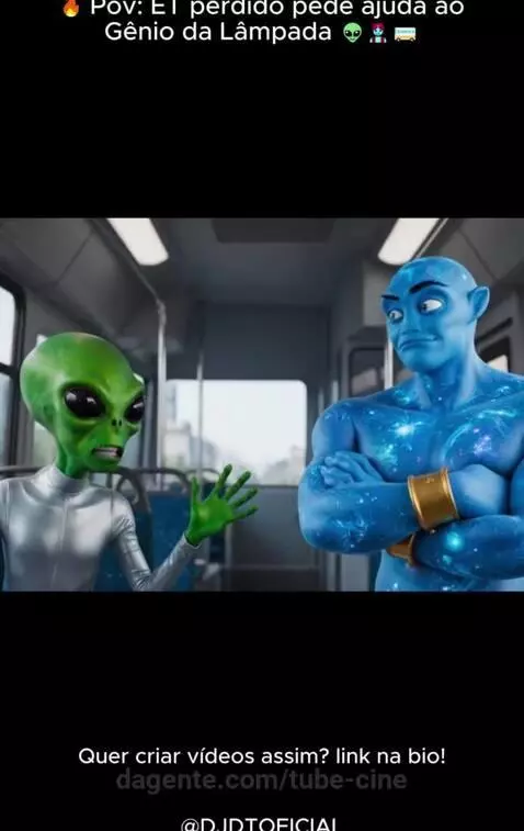 🔥 Pov: ET perdido pede ajuda ao Gênio da Lâmpada 👽🧞‍♂️🚌  ⁨@d... by tube-cine