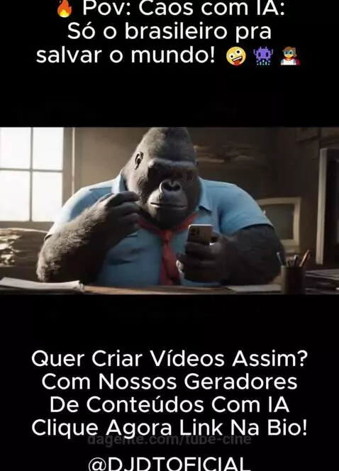 🔥 Pov: Caos com IA: Só o brasileiro pra salvar o mundo! 🤪👾🦸 ... by tube-cine