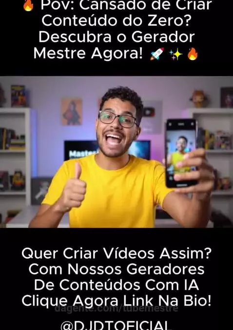 🔥 Pov: Cansado de Criar Conteúdo do Zero? Descubra o Gerador... by tubemestre