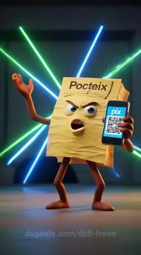 Post-it Esquecido ESQUECEU O POST-IT? LEMBRA DO PIX!  ⁨@djdt... by djdt-frevo