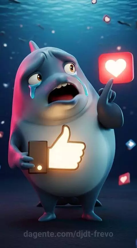 Golfinho engraçado O GOLFINHO DEPRIMIDO QUE ESTÁ TE FORÇANDO... by djdt-frevo